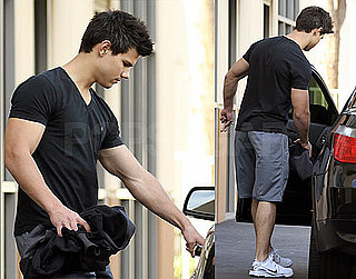 Photos of Taylor Lautner After a Workout