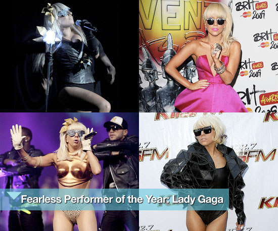 Lady Gaga's Stage Outfits of 2009 Lady Gaga's Stage Outfits of 2009