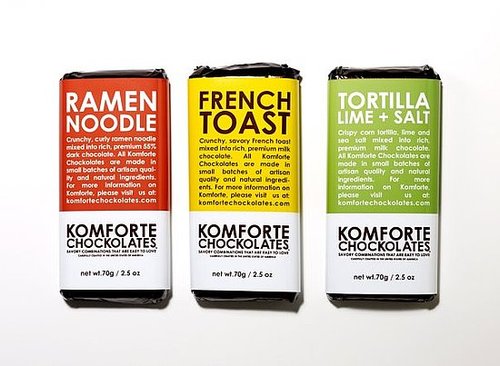 Komforte Chockolates Ramen Noodle Chocolate Bar