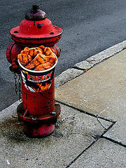 KFC Promotes New Fiery Chicken Wings on Fire Hydrants