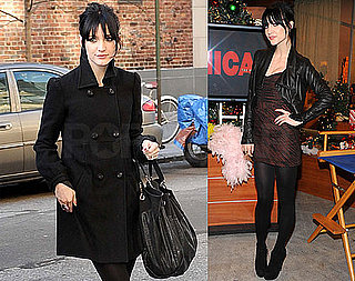 Photos of Ashlee Simpson On Her Way Into A Morning Show in NYC