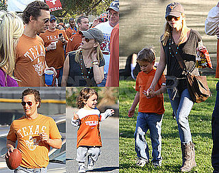 Photos of Reese Witherspoon, Deacon Phillippe, Matthew McConaughey at BCS Championship Game in Pasadena