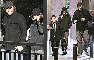Photos of Penelope Cruz And Javier Bardem Going to The Movies in Madrid