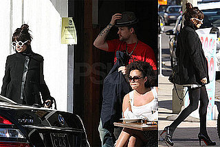 Photos of Nicole Richie and Joel Madden Getting Food and Going to Jessica Alba's House in LA