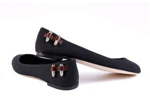 Giuseppe Zanotti and Colette Collaborate to Make Swarovski Bullet Ballet Flats