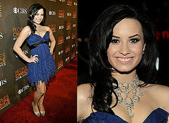 Demi Lovato Wears Jenny Packham at 2010 People's Choice Awards