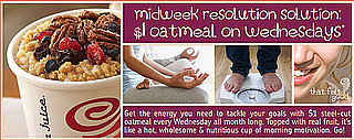 Get $1 Oatmeal on Wednesdays at Jamba Juice