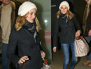 Photos of Diane Kruger Arriving in Berlin at Tegel Airport