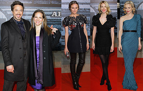 Photos of Diane Kruger, Rachel McAdams, January Jones at Sherlock Holmes Red Carpet in Berlin