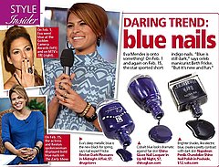 Great Minds Think Alike: Blue Nail Polish