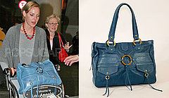 Found! Katherine Heigl's Blue Leather Handbag