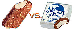 Klondike Bar vs. Crunch Ice Cream Bar
