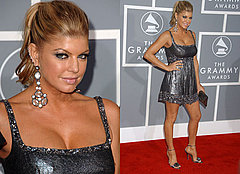 The Grammys Red Carpet: Fergie The Grammys Red Carpet: Fergie