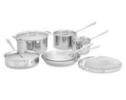 All-Clad Stainless-Steel 11-Piece Cookware Set