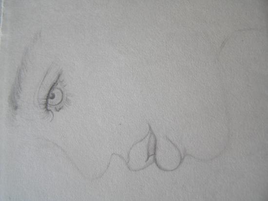 Fiona  Apple (close-up pic of drawing)