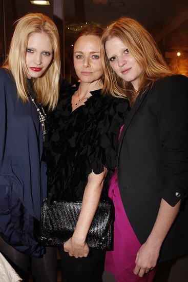 Heidi Mount, Stella McCartney, Lara Stone Heidi Mount, Stella McCartney, Lara Stone