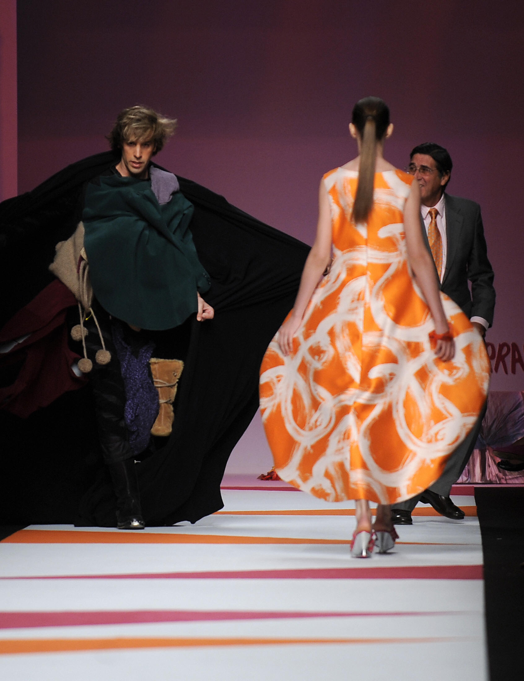Sacha Baron Cohen's Bruno Causes Mayhem at Milan Fashion Week Sacha Baron Cohen's Bruno Causes Mayhem at Milan Fashion Week