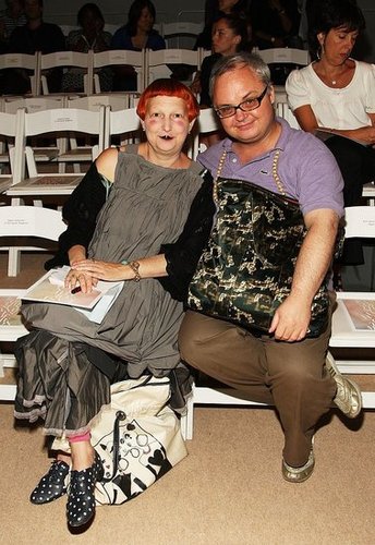 Front Row At Erin Fetherston Spring 09 With Editor of Paper Magazine Mickey Boardman Front Row At Erin Fetherston Spring 09 With Editor of Paper Magazine Mickey Boardman
