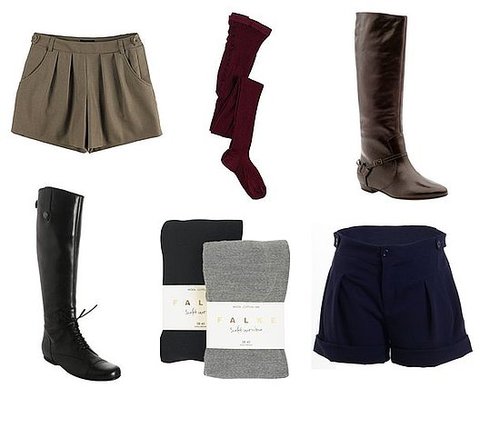 Shorts, Tights, Boots. Done. 