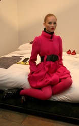 Alice + Olivia Hot Pink Outfit in Fall 2008 Collection