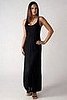 Rick Owens Lilies Tube Tank Dress in Gray and James Perse Jersey Maxi Dress in Black