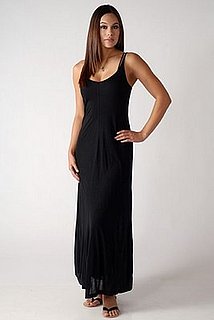 Rick Owens Lilies Tube Tank Dress in Gray and James Perse Jersey Maxi Dress in Black