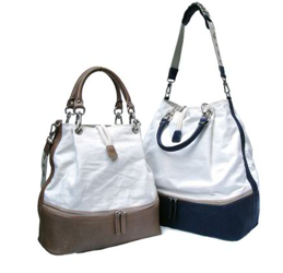 Boyy Patent Trim Summer Serge Weekender