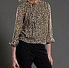 Derek Lam Long Sleeve Pleated Blouse