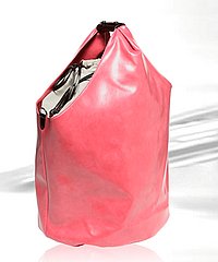 Marni Bucket Shoulder Bag in Rouge Red Eco Leather