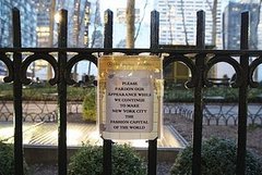 Bryant Park Prepares for Mercedes-Benz Fashion Week