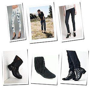 A Look We Love: Cropped Denim And Flat Ankle Boots