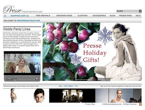 This Just In: Presse Boutique Closing 