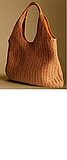 Waxed cotton tote