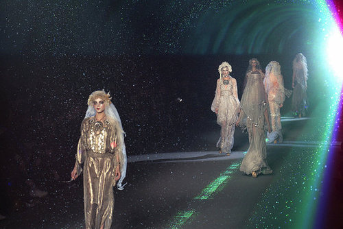 John Galliano Fall 2009 Redeems Itself from "Toxic" Snow with Gauzy Gowns