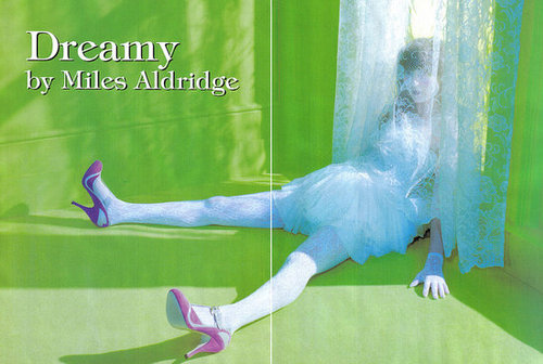Irina Lazareanu by Miles Aldridge
Irina Lazareanu by Miles Aldridge