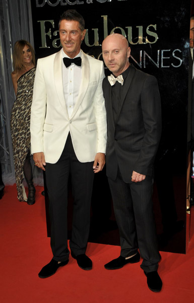 May 22: Stefano Gabbana and Domenico Dolce at their "Fabulous in Cannes" bash at Le Baoli May 22: Stefano Gabbana and Domenico Dolce at their "Fabulous in Cannes" bash at Le Baoli