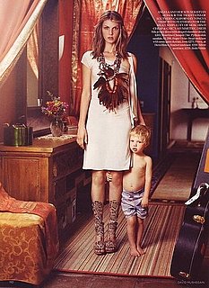 Angela Lindvall Opens Her Home to British Vogue