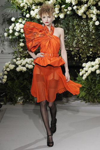 John Galliano Shows a Little Garter for Fall 2009 Christian Dior Couture John Galliano Shows a Little Garter for Fall 2009 Christian Dior Couture