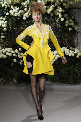 John Galliano Shows a Little Garter for Fall 2009 Christian Dior Couture John Galliano Shows a Little Garter for Fall 2009 Christian Dior Couture