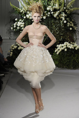 John Galliano Shows a Little Garter for Fall 2009 Christian Dior Couture John Galliano Shows a Little Garter for Fall 2009 Christian Dior Couture