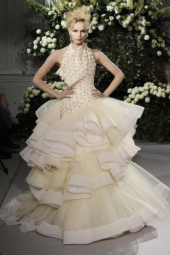 John Galliano Shows a Little Garter for Fall 2009 Christian Dior Couture John Galliano Shows a Little Garter for Fall 2009 Christian Dior Couture