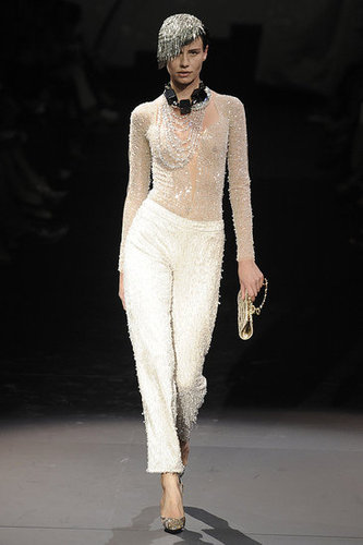Giorgio Armani Brings Out Shine, Star Power for Fall 2009 Couture Giorgio Armani Brings Out Shine, Star Power for Fall 2009 Couture