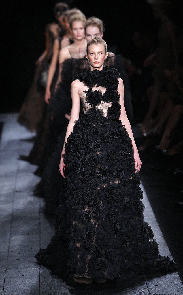 Valentino Goes "Radical" in Black for Fall 2009 Couture Valentino Goes "Radical" in Black for Fall 2009 Couture