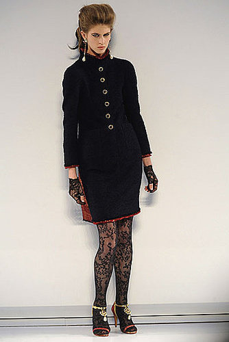 Karl Lagerfeld's Fall 2009 Chanel Couture: All High/Low Skirts and Perfume Bottles Karl Lagerfeld's Fall 2009 Chanel Couture: All High/Low Skirts and Perfume Bottles
