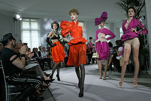 John Galliano Shows a Little Garter for Fall 2009 Christian Dior Couture John Galliano Shows a Little Garter for Fall 2009 Christian Dior Couture