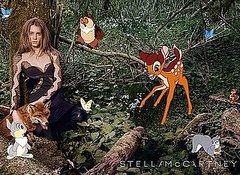 Stella McCartney Finds a Place for Bambi and Friends in Her Fall 2009 Ad Campaign