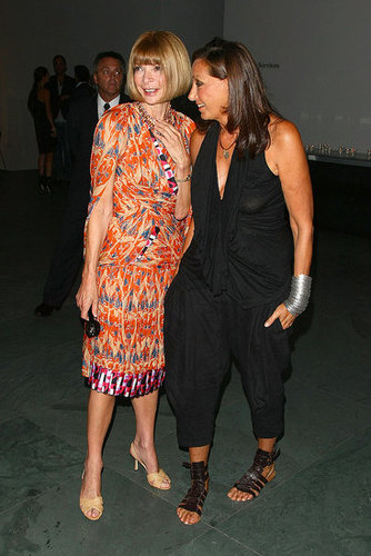 Anna Wintour, Donna Karan
Anna Wintour, Donna Karan