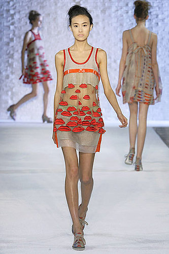 Alberta Ferretti's Spring 2010 Philosophy: Light, Gauzy, and Full of Lips Alberta Ferretti's Spring 2010 Philosophy: Light, Gauzy, and Full of Lips