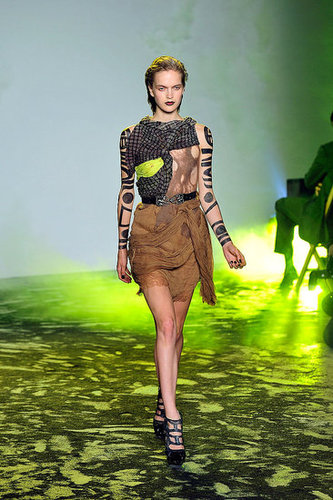 Rodarte, Inspired by Death Valley and Vultures, Go Goth Tribal Warrior for Spring 2010 Rodarte, Inspired by Death Valley and Vultures, Go Goth Tribal Warrior for Spring 2010