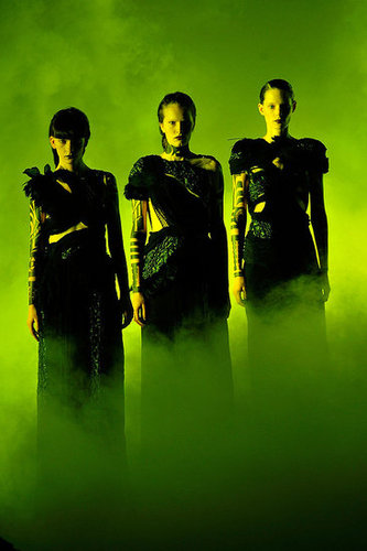 Rodarte, Inspired by Death Valley and Vultures, Go Goth Tribal Warrior for Spring 2010 Rodarte, Inspired by Death Valley and Vultures, Go Goth Tribal Warrior for Spring 2010